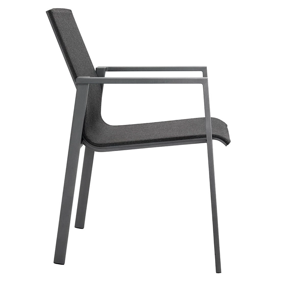 OUTLIV. Mia Stapelsessel Aluminium/Textilene Anthrazit/Coal OUTLIV. Mia Stapelsessel Aluminium/Textilene Anthrazit/Coal -Outliv outliv mia stapelsessel aluminium rope 1365620 3