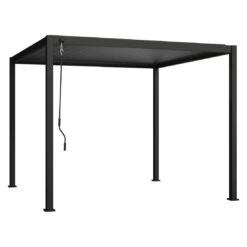 OUTLIV. Mira Gartenpergola 300x300cm Aluminium/Stahl Anthrazit 3 OUTLIV. Mira Gartenpergola 300x300cm Aluminium/Stahl Anthrazit -Outliv outliv mira pavillon 300x300cm aluminium stahl anthrazit 1239373 3