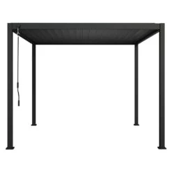 OUTLIV. Mira Gartenpergola 300x300cm Aluminium/Stahl Anthrazit 5 OUTLIV. Mira Gartenpergola 300x300cm Aluminium/Stahl Anthrazit -Outliv outliv mira pavillon 300x300cm aluminium stahl anthrazit 1239373 5