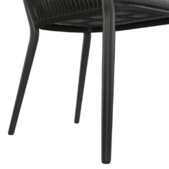 OUTLIV. Monet Gartensessel Aluminium/Rope Inkl. Kissen Schwarz/Dunkelgrau -Outliv outliv monet diningsessel aluminium rope inkl kissen 1337284 7