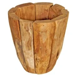 OUTLIV. Neptune Pflanztopf Teak Wurzel Natur