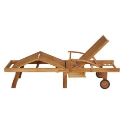 OUTLIV. Ontario Gartenliege Teak Natur -Outliv outliv odin gartenliege teak natur 1346733 3