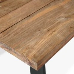 OUTLIV. Ohio Gartentisch Edelstahl/Teak Recycelt Charcoal/Teak Recycelt -Outliv outliv ohio gartentisch 200x100cm edelstahl teak recycelt 1347294 4