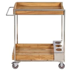 OUTLIV. Oro Servierwagen Edelstahl/Teak Recycelt Silber/Natur 2 OUTLIV. Oro Servierwagen Edelstahl/Teak Recycelt Silber/Natur -Outliv outliv oro servierwagen edelstahl teak recycelt silber braun 1323083 3 1
