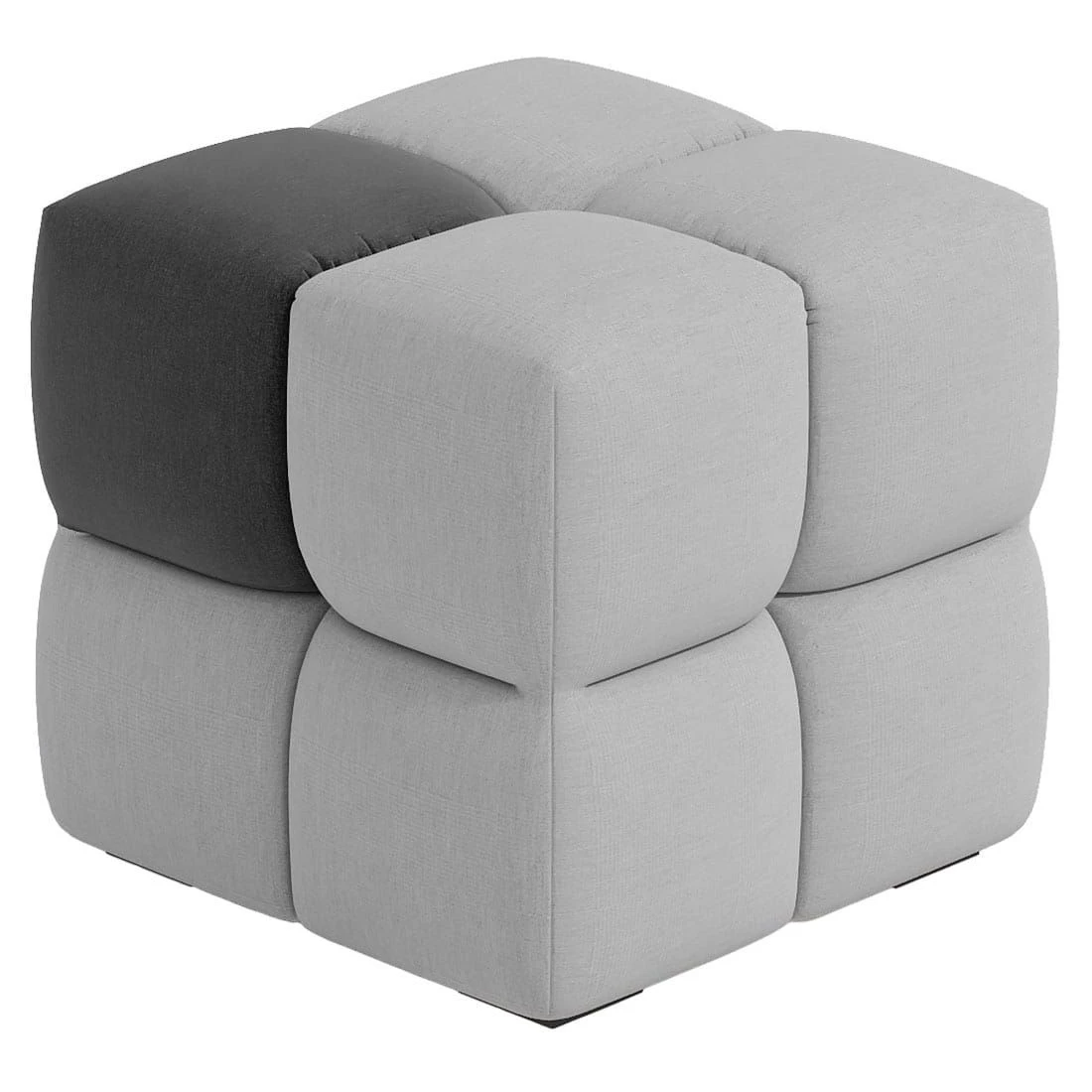 OUTLIV. by Detlef Steves Paradiso Pouf 49x49cm Sunbrella Flanelle-Sooty OUTLIV. By Detlef Steves Paradiso Pouf 49x49cm Sunbrella Flanelle-Sooty -Outliv outliv paradiso pouf 49x49cm sunbrella 1342718 1