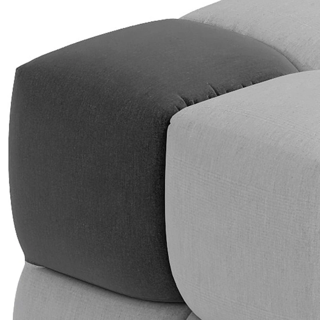 OUTLIV. by Detlef Steves Paradiso Pouf 49x49cm Sunbrella Flanelle-Sooty OUTLIV. By Detlef Steves Paradiso Pouf 49x49cm Sunbrella Flanelle-Sooty -Outliv outliv paradiso pouf 49x49cm sunbrella 1342718 3