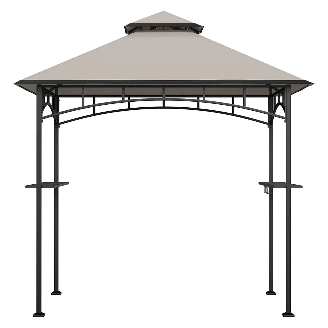 OUTLIV. Gartenpavillon 152x244cm Stahl/Stoff Schwarz/Grau OUTLIV. Gartenpavillon 152x244cm Stahl/Stoff Schwarz/Grau -Outliv outliv pavillon 152x244cm stahl stoff 1396640 3