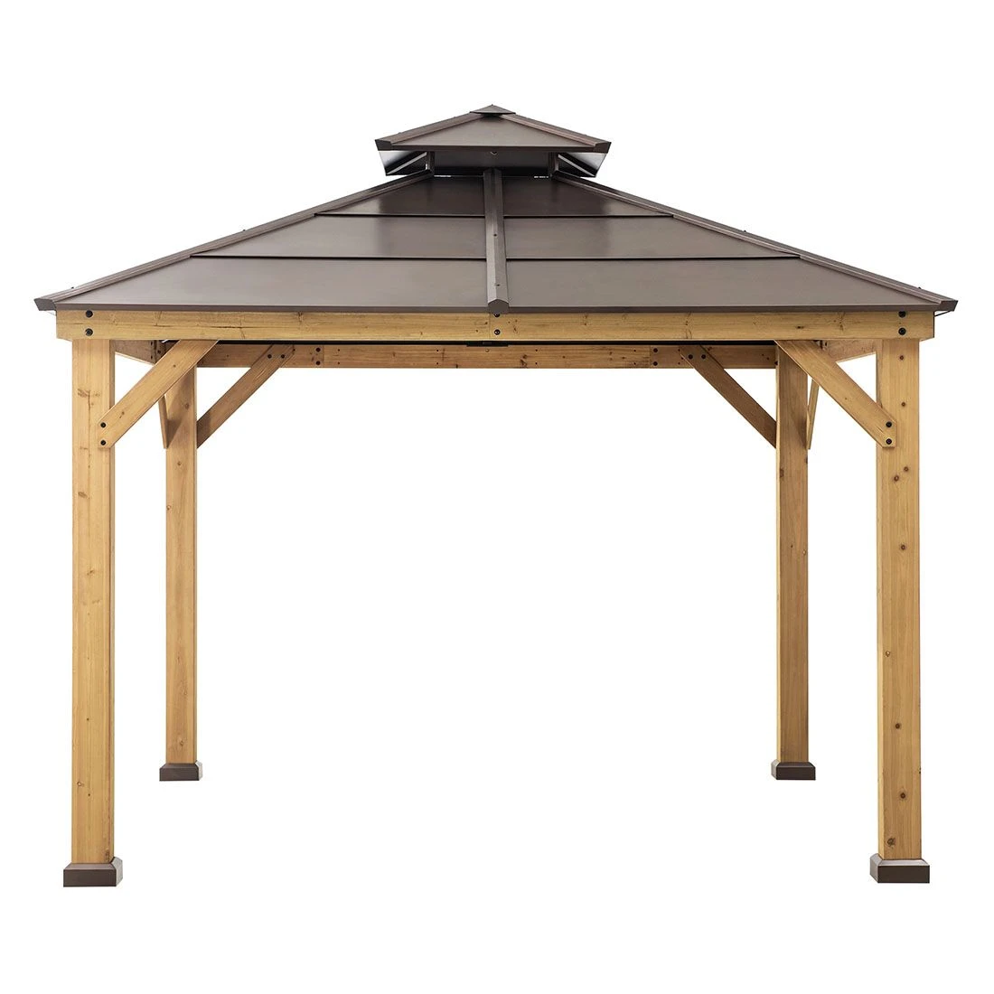 OUTLIV. Pavillon 335x335 cm Zedernholz/Stahl Braun OUTLIV. Pavillon 335x335 Cm Zedernholz/Stahl Braun -Outliv outliv pavillon 335x335 cm zedernholz stahl 1422226 2