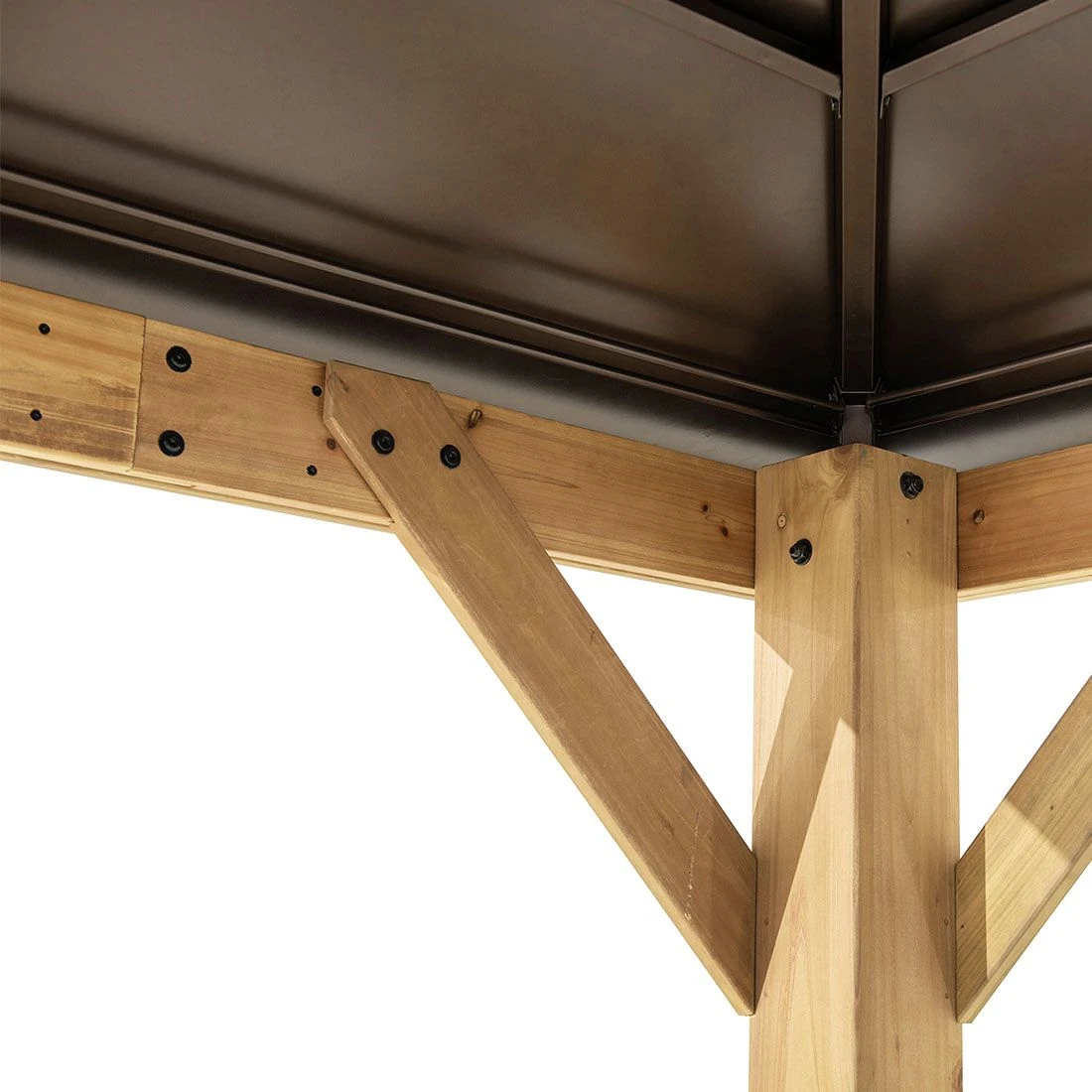 OUTLIV. Pavillon 335x335 cm Zedernholz/Stahl Braun OUTLIV. Pavillon 335x335 Cm Zedernholz/Stahl Braun -Outliv outliv pavillon 335x335 cm zedernholz stahl 1422226 7