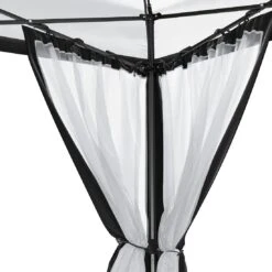 OUTLIV. Gartenpavillon 335x335cm Stahl/Stoff Schwarz/Weiß 5 OUTLIV. Gartenpavillon 335x335cm Stahl/Stoff Schwarz/Weiß -Outliv outliv pavillon 335x335cm stahl stoff 1396629 6