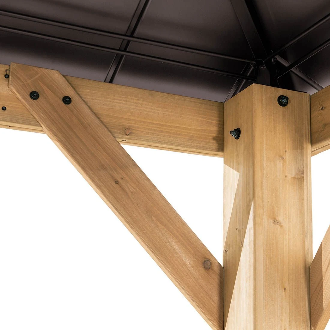 OUTLIV. Gartenpavillon Zedernholz/Stahl Braun OUTLIV. Gartenpavillon Zedernholz/Stahl Braun -Outliv outliv pavillon 393x335 cm zedernholz stahl 1422204 5