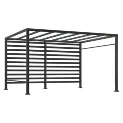 OUTLIV. Gartenpergola 305x366cm Stahl/Stoff Schwarz/Weiß 2 OUTLIV. Gartenpergola 305x366cm Stahl/Stoff Schwarz/Weiß -Outliv outliv pergola 305x366cm stahl stoff 1396607 3