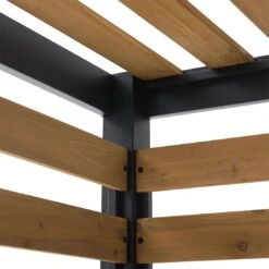 OUTLIV. Gartenpergola 313x191 Cm Zedernholz/Stahl Schwarz/Natur 3 OUTLIV. Gartenpergola 313x191 Cm Zedernholz/Stahl Schwarz/Natur -Outliv outliv pergola 313x191 cm zedernholz stahl 1422237 4