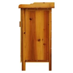 OUTLIV. Pflanztisch Mit Unterschrank Tanne/Edelstahl Braun 2 OUTLIV. Pflanztisch Mit Unterschrank Tanne/Edelstahl Braun -Outliv outliv pflanztisch mit unterschrank spiesstanne stahl 1340485 3