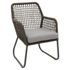 OUTLIV. Poison Gartensessel Aluminium/Rope Dunkelgrau