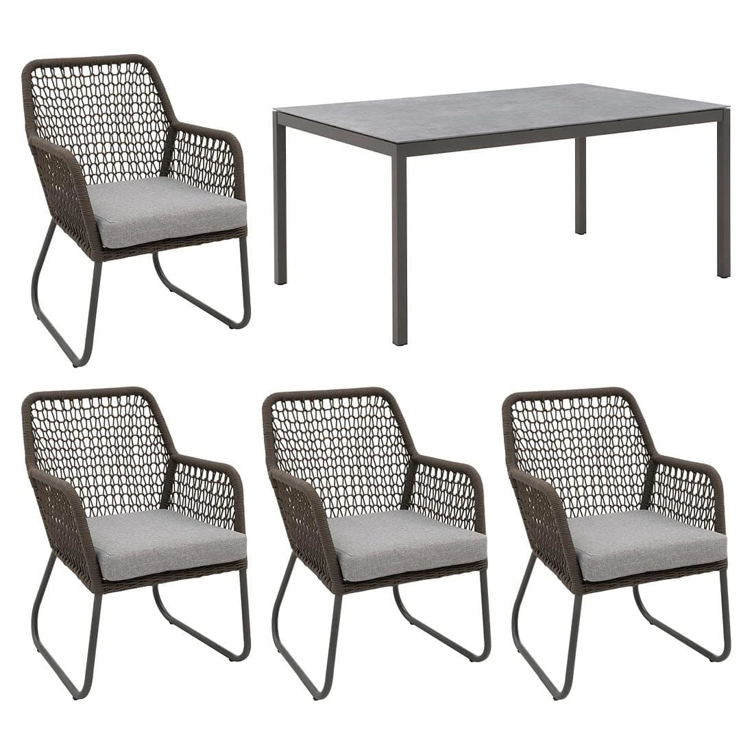 OUTLIV. Poison Gartenmöbelset 5-tlg. mit Tisch 160x100 cm Anthrazit/Dunkelgrau OUTLIV. Poison Gartenmöbelset 5-tlg. Mit Tisch 160x100 Cm Anthrazit/Dunkelgrau -Outliv outliv poison gartenmoebelset 5 tlg mit tisch 160x100 cm 1444974 1