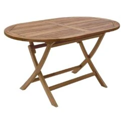 OUTLIV. Portland Klapptisch 140x90cm Teak Natur