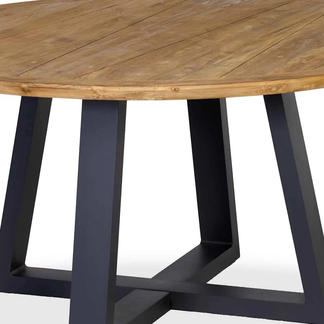 OUTLIV. Atlanta Gartentisch Ø130cm Aluminium/Teak Recycelt Charcoal/Teak Recycelt OUTLIV. Atlanta Gartentisch Ø130cm Aluminium/Teak Recycelt Charcoal/Teak Recycelt -Outliv outliv prague gartentisch durchm130cm aluminium teak recycelt 1346865 2