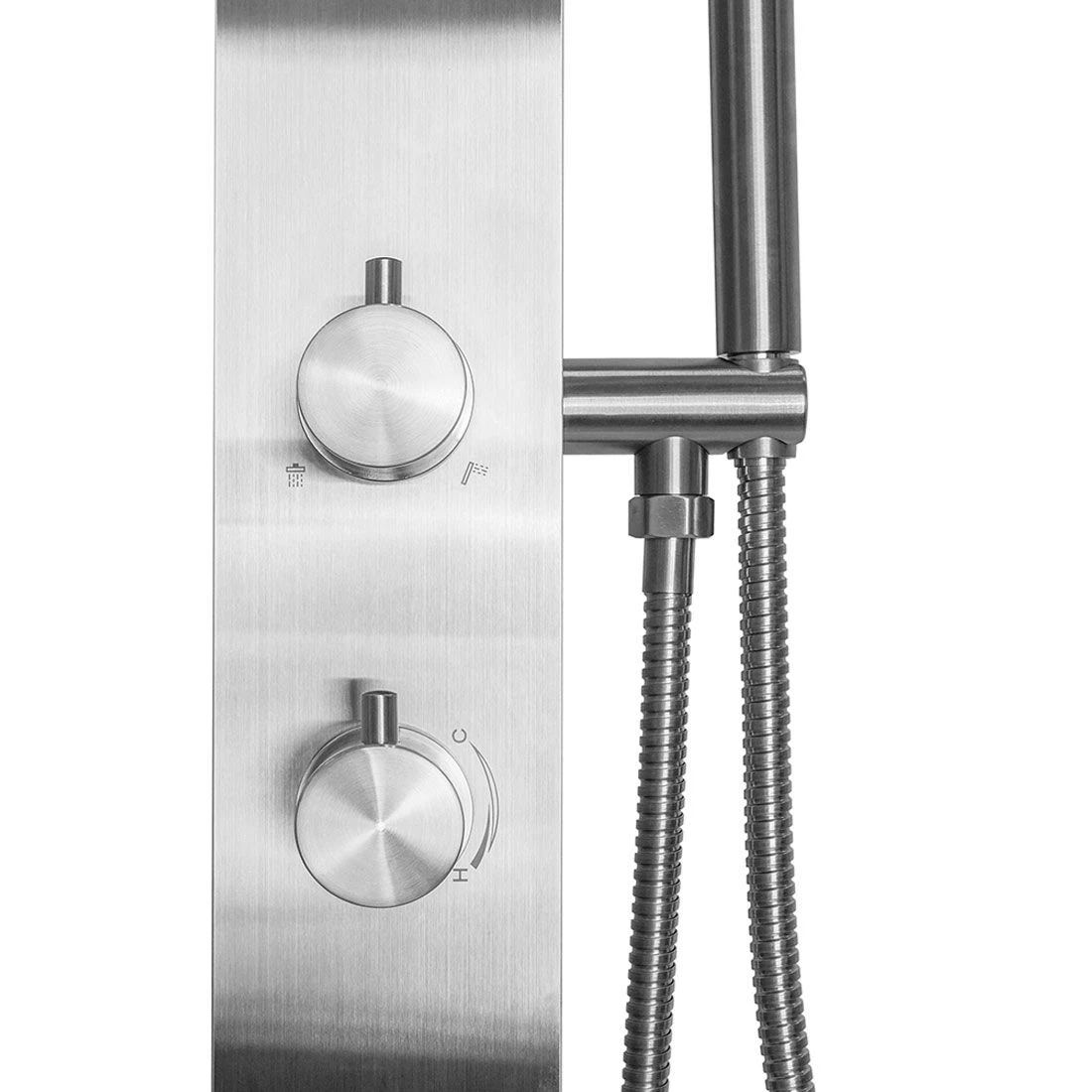 OUTLIV. Rimini Gartendusche Warmwasser Edelstahl Silber OUTLIV. Rimini Gartendusche Warmwasser Edelstahl Silber -Outliv outliv rimini gartendusche edelstahl 1340815 9