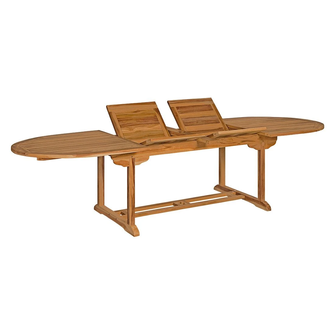 OUTLIV. Ontario Ausziehtisch 195/295x110cm Teak Natur OUTLIV. Ontario Ausziehtisch 195/295x110cm Teak Natur -Outliv outliv riva ausziehtisch 195 295x110cm oval teak natur 1346678 4