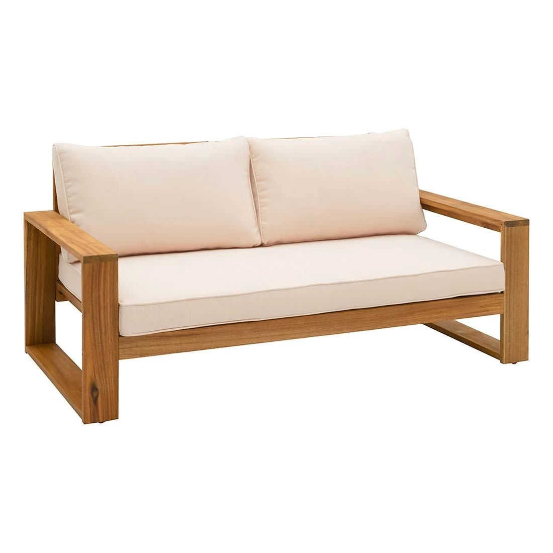 OUTLIV. Santa Cruz Gartensofa Akazie/Polyester Natur/Ecru OUTLIV. Santa Cruz Gartensofa Akazie/Polyester Natur/Ecru -Outliv outliv santa cruz 2 sitzersofa akazie polyester 1338098 2