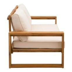 OUTLIV. Santa Cruz Gartensofa Akazie/Polyester Natur/Ecru 3 OUTLIV. Santa Cruz Gartensofa Akazie/Polyester Natur/Ecru -Outliv outliv santa cruz 2 sitzersofa akazie polyester 1338098 4