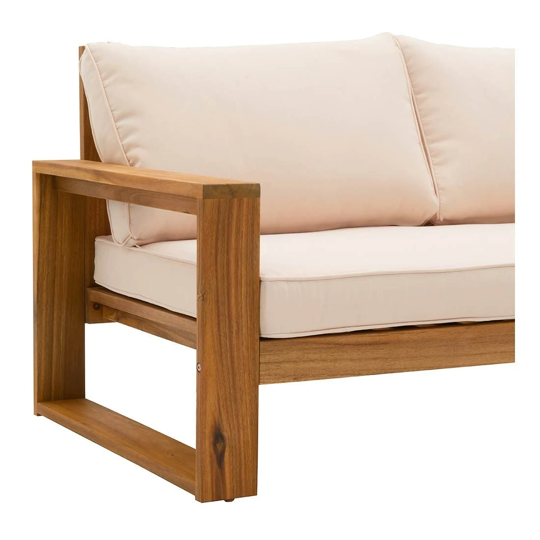 OUTLIV. Santa Cruz Gartensofa Akazie/Polyester Natur/Ecru OUTLIV. Santa Cruz Gartensofa Akazie/Polyester Natur/Ecru -Outliv outliv santa cruz 2 sitzersofa akazie polyester 1338098 8