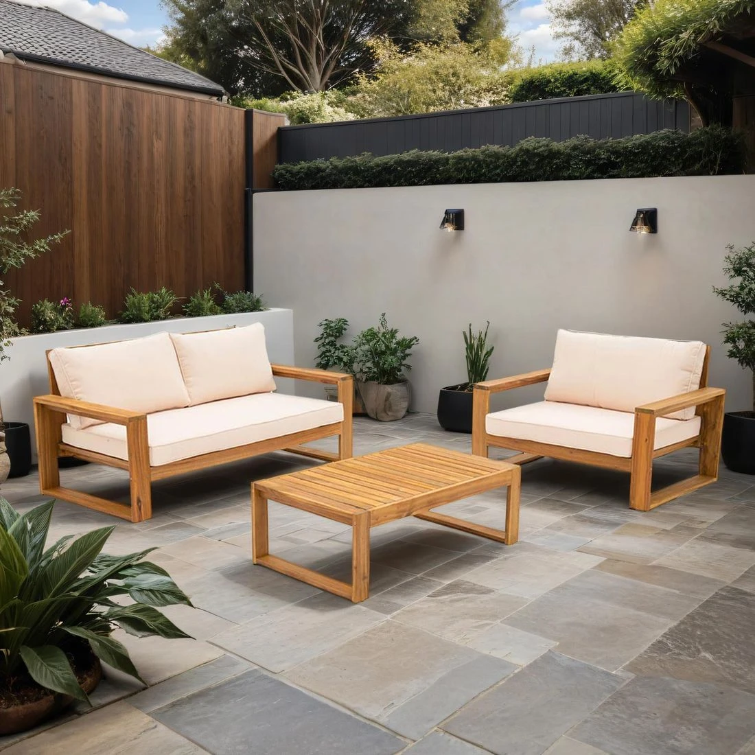 OUTLIV. Santa Cruz Loungeset 3-tlg. Akazie/Polyester Natur/Ecru OUTLIV. Santa Cruz Loungeset 3-tlg. Akazie/Polyester Natur/Ecru -Outliv outliv santa cruz loungeset 3 tlg akazie polyester 1376884 1