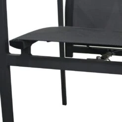 OUTLIV. Santa Monica Gartensessel Aluminium/Textilene Anthrazit 4 OUTLIV. Santa Monica Gartensessel Aluminium/Textilene Anthrazit -Outliv outliv santa monica verstellsessel aluminium textilene 1340639 5