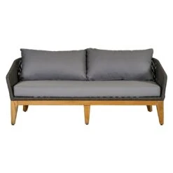 OUTLIV. Santorin Gartensofa 170 Cm Teak/Rope/Olefin Natur/Dunkelgrau 2 OUTLIV. Santorin Gartensofa 170 Cm Teak/Rope/Olefin Natur/Dunkelgrau -Outliv outliv santorin 2 sitzersofa 170 cm teak rope olefin 1431774 3