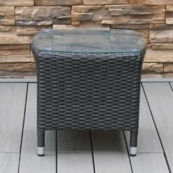 OUTLIV. Spain Beistelltisch Geflecht Dunkelgrau -Outliv outliv spain beistelltisch geflecht 1338758 3