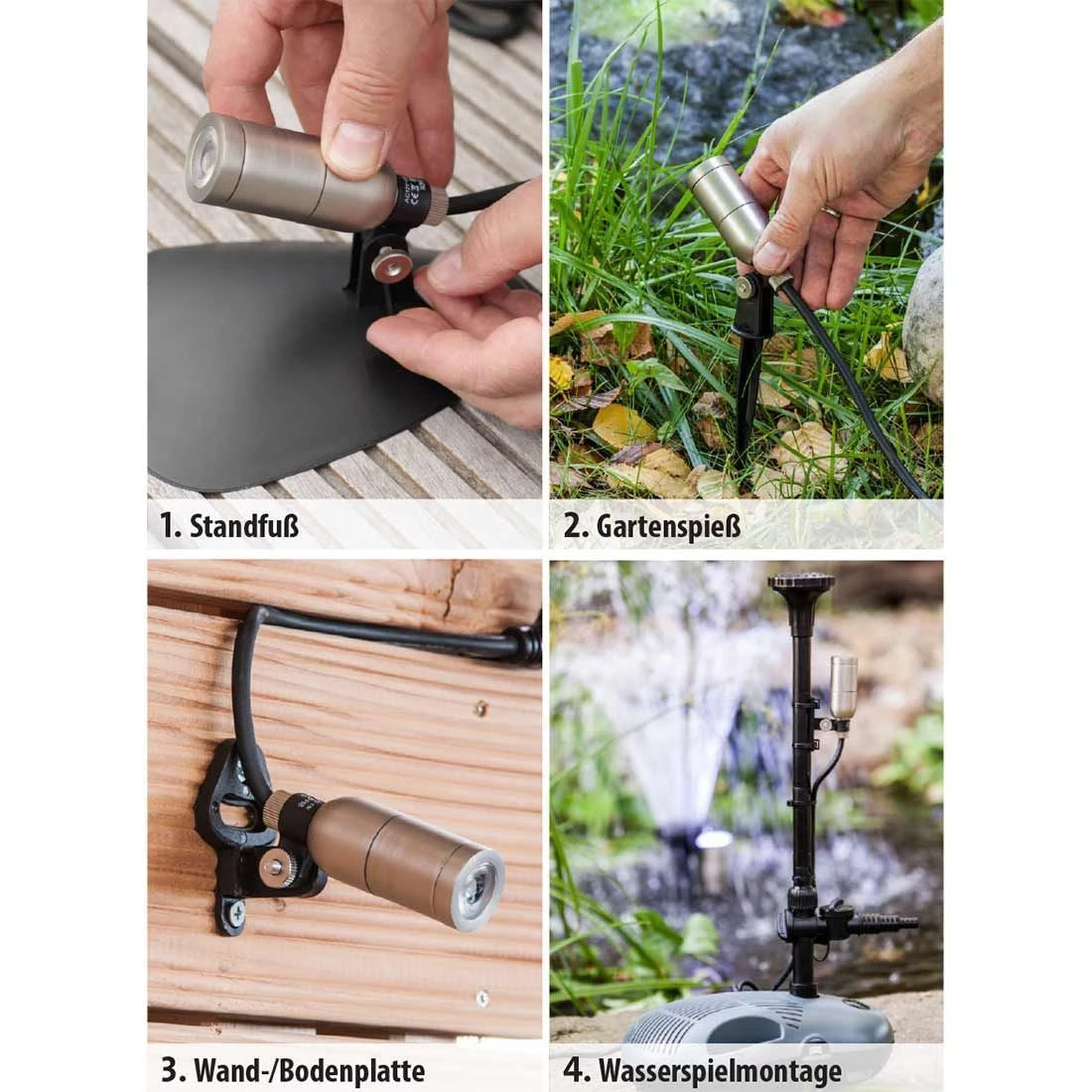 OUTLIV. Smart Light Starter -Set Wifi-Set: 3 RGB-Spots Silber/Schwarz OUTLIV. Smart Light Starter -Set Wifi-Set: 3 RGB-Spots Silber/Schwarz -Outliv outliv starter set wifi set 3 rgb spots silber schwarz 1303943 6