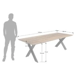 OUTLIV. Tilburg Gartentisch 240x100cm Aluminium/Teak Anthrazit/Teak Recycelt 5 OUTLIV. Tilburg Gartentisch 240x100cm Aluminium/Teak Anthrazit/Teak Recycelt -Outliv outliv tilburg gartentisch 240x100cm aluminium teak anthrazit teak recycelt 1177872 6