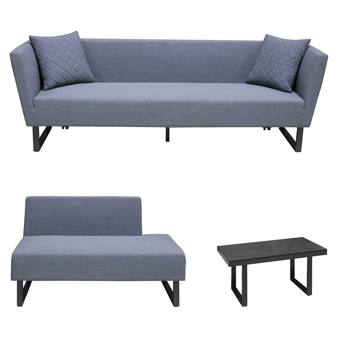 OUTLIV. by Detlef Steves Tonga Ecklounge 3-tlg. Aluminium/Sunbrella Anthrazit/Flanelle OUTLIV. By Detlef Steves Tonga Ecklounge 3-tlg. Aluminium/Sunbrella Anthrazit/Flanelle -Outliv outliv tonga loungeecke 3 tlg aluminium sunbrella 1434139 3