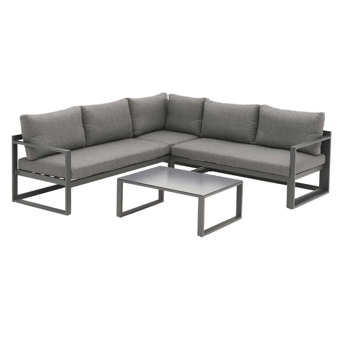 OUTLIV. Florenz Ecklounge 3-teilig Aluminium inklusive Kissen Dunkelgrau OUTLIV. Florenz Ecklounge 3-teilig Aluminium Inklusive Kissen Dunkelgrau -Outliv outliv torri loungeecke 3tlg aluminium inkl kissen dunkelgrau 1083162 2