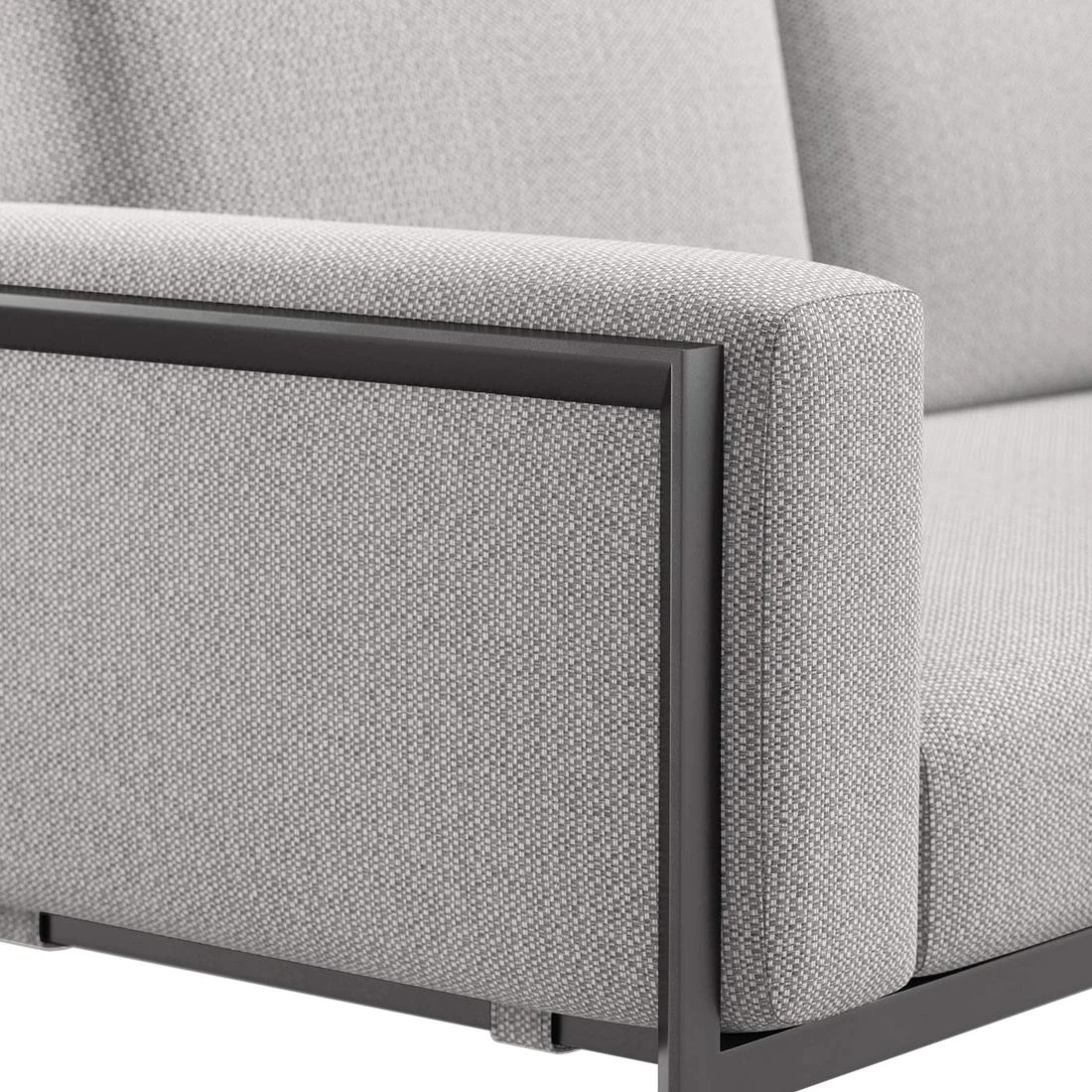 OUTLIV. Toskana Gartensofa Aluminium/Sunproof Anthrazit/Hellgrau OUTLIV. Toskana Gartensofa Aluminium/Sunproof Anthrazit/Hellgrau -Outliv outliv toskana 2 sitzersofa aluminium sunproof 1423689 6