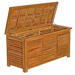 OUTLIV. Ventara Gartenbox 128x52x62cm Teak Natur 3 OUTLIV. Ventara Gartenbox 128x52x62cm Teak Natur -Outliv outliv ventara kissenbox 128x52x62cm teak natur 1347030 4