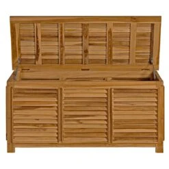 OUTLIV. Ventara Gartenbox 128x52x62cm Teak Natur 4 OUTLIV. Ventara Gartenbox 128x52x62cm Teak Natur -Outliv outliv ventara kissenbox 128x52x62cm teak natur 1347030 5