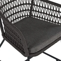 OUTLIV. Verona Gartensessel Aluminium/Rope Charcoal -Outliv outliv verona diningsessel aluminium rope 1347393 6