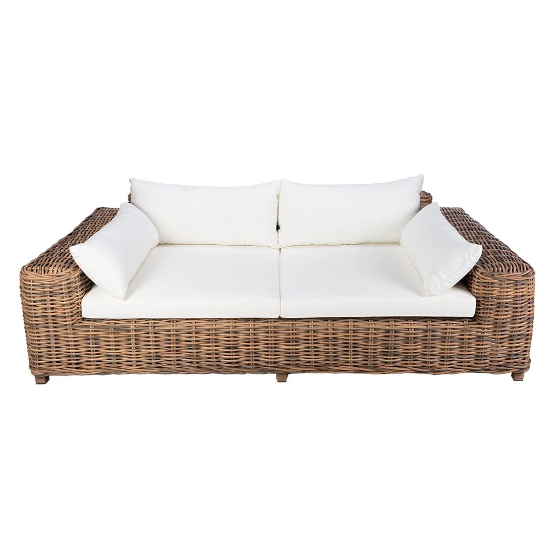 OUTLIV. Versailles Luxury Gartensofa Geflecht Mixed Beige OUTLIV. Versailles Luxury Gartensofa Geflecht Mixed Beige -Outliv outliv versailles luxury 2 sitzer sofa stahl geflecht mix beige 3