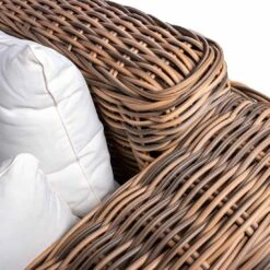 OUTLIV. Versailles Luxury Gartensofa Geflecht Mixed Beige 5 OUTLIV. Versailles Luxury Gartensofa Geflecht Mixed Beige -Outliv outliv versailles luxury 2 sitzer sofa stahl geflecht mix beige 6