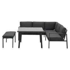 OUTLIV. Wellington Dininglounge 3-tlg. Aluminium/Polster Carbon Black/Reflex Black 2 OUTLIV. Wellington Dininglounge 3-tlg. Aluminium/Polster Carbon Black/Reflex Black -Outliv outliv wellington loungeecke aluminium polster carbon black reflex black 1247403 3