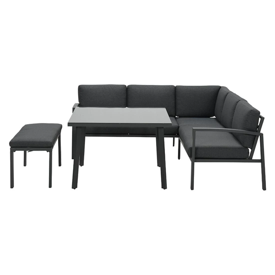 OUTLIV. Wellington Dininglounge 3-tlg. Aluminium/Polster Carbon Black/Reflex Black OUTLIV. Wellington Dininglounge 3-tlg. Aluminium/Polster Carbon Black/Reflex Black -Outliv outliv wellington loungeecke aluminium polster carbon black reflex black 1247403 3