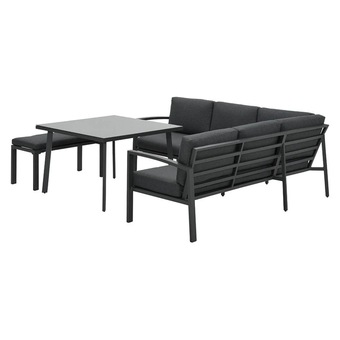 OUTLIV. Wellington Dininglounge 3-tlg. Aluminium/Polster Carbon Black/Reflex Black OUTLIV. Wellington Dininglounge 3-tlg. Aluminium/Polster Carbon Black/Reflex Black -Outliv outliv wellington loungeecke aluminium polster carbon black reflex black 1247403 4
