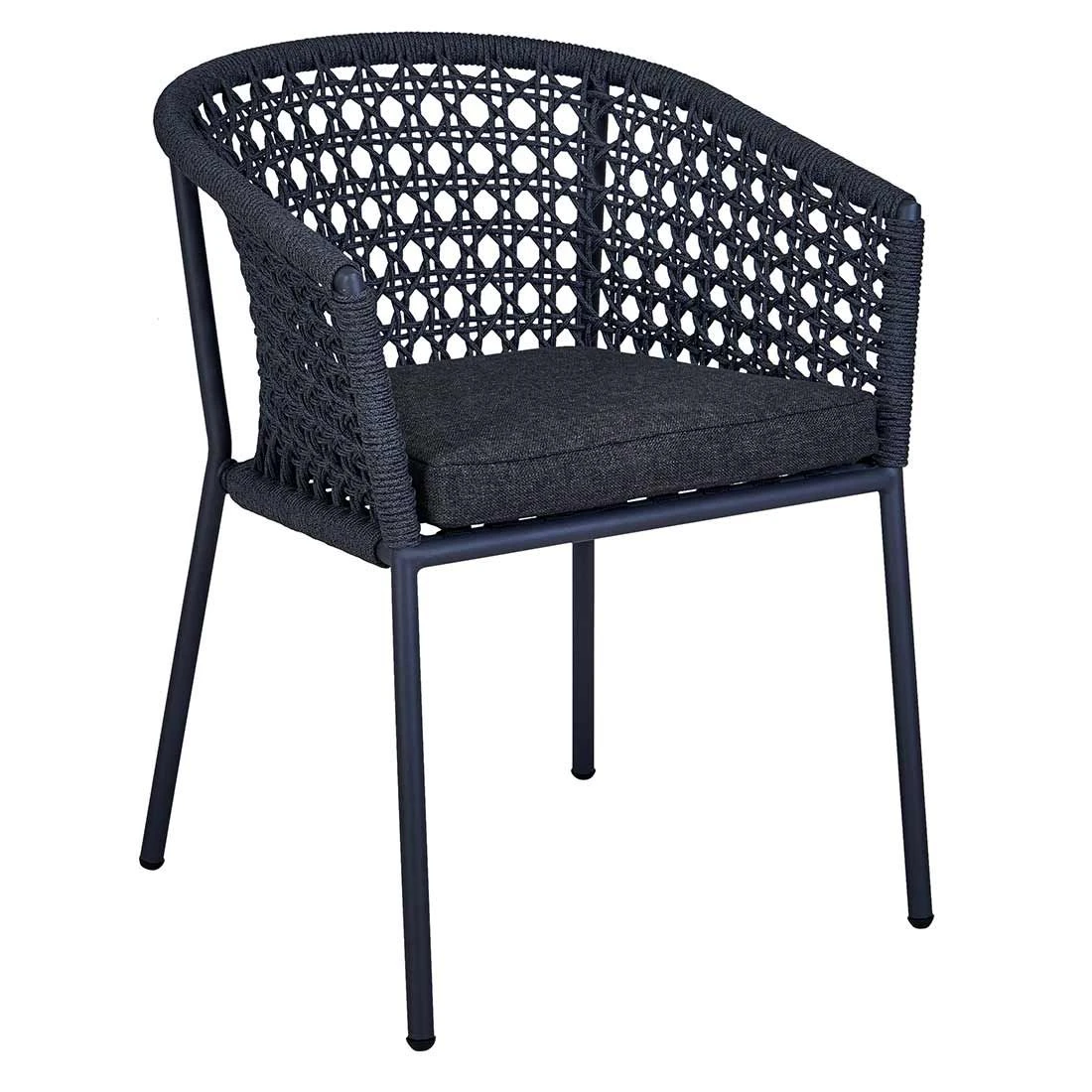 OUTLIV. Zui Gartensessel Aluminium/Rope inkl. Kissen Charcoal OUTLIV. Zui Gartensessel Aluminium/Rope Inkl. Kissen Charcoal -Outliv outliv zui diningsessel aluminium rope inkl kissen 1347404 1