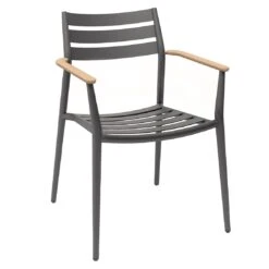 Solpuri Pia Gartenmöbel-Set 7-tlg. Tisch 200x100cm Anthrazit/Natur -Outliv solpuri pia gartenmoebel set 7 tlg tisch 200x100cm 1489436 4