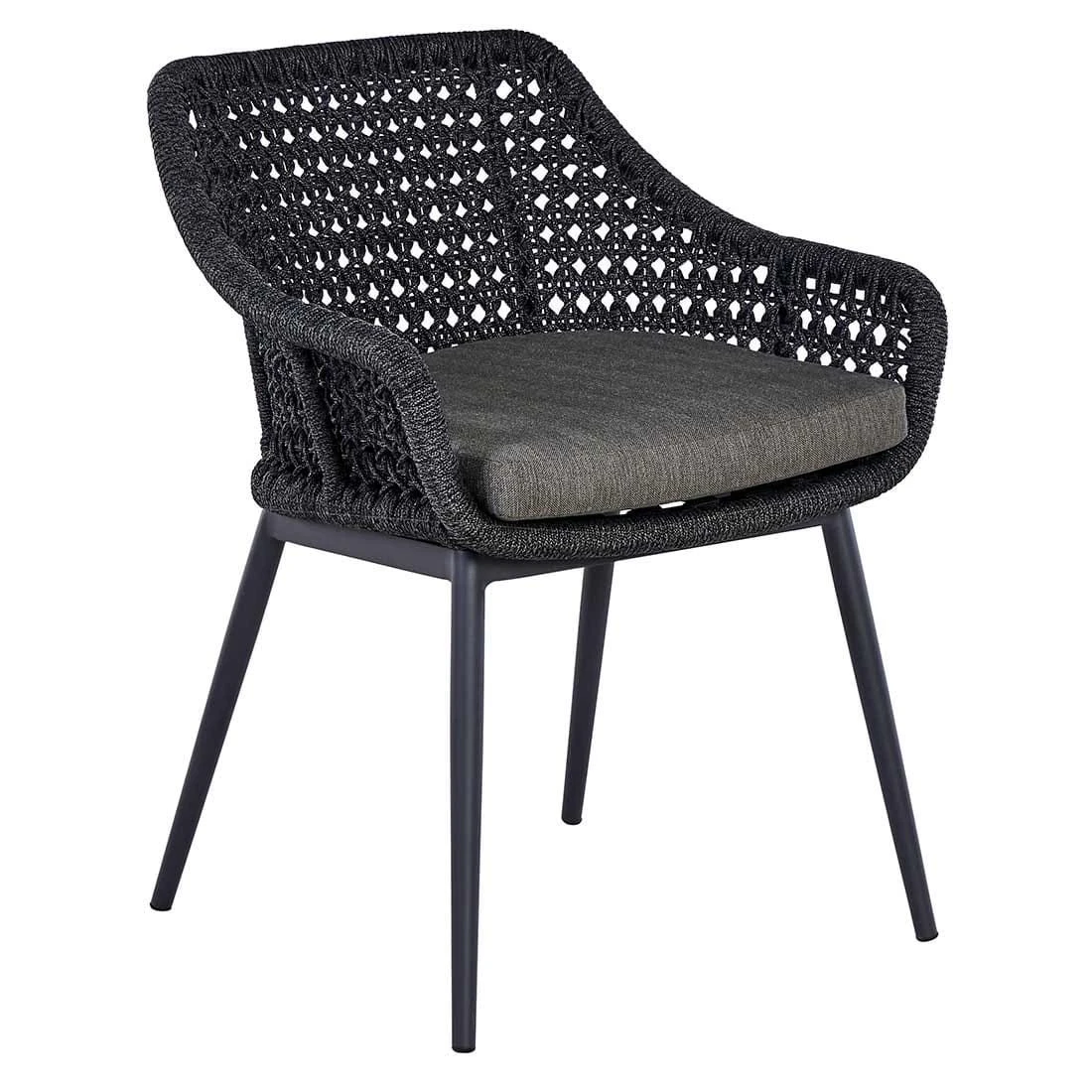 OUTLIV. Hudson Gartensessel Aluminium/Rope Charcoal/Anthrazit OUTLIV. Hudson Gartensessel Aluminium/Rope Charcoal/Anthrazit -Outliv utliv kubo diningsessel aluminium rope 1347041 1