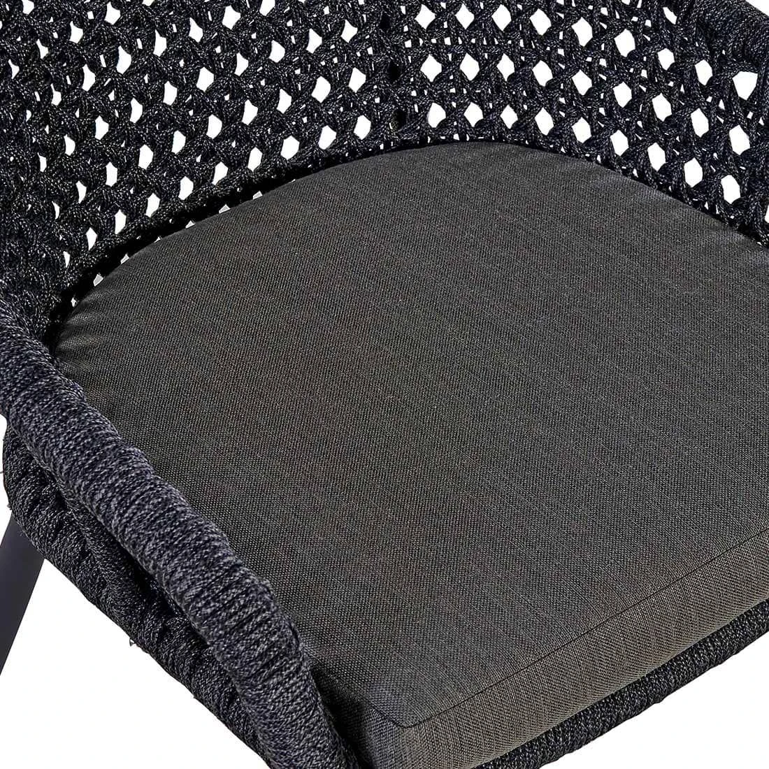 OUTLIV. Hudson Gartensessel Aluminium/Rope Charcoal/Anthrazit OUTLIV. Hudson Gartensessel Aluminium/Rope Charcoal/Anthrazit -Outliv utliv kubo diningsessel aluminium rope 1347041 4