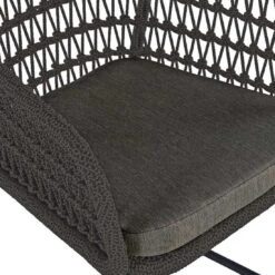 OUTLIV. Verona Gartenmöbelset 5-tlg. Tisch Ø130cm Charcoal -Outliv verona gartenmoebelset 5 tlg mit gartentischdurchm130cm 1392075 5